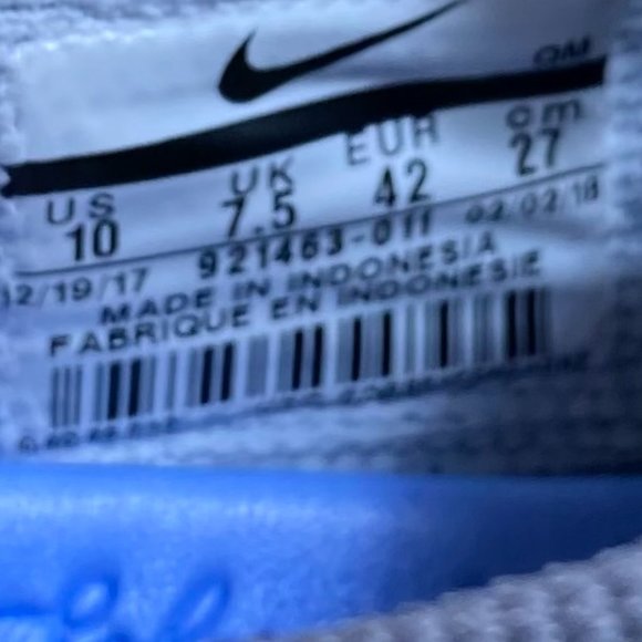 NEW Womens Nike SB Check Solarsoft Canvas Grey White Sneaker 921463-011 Size 9.5 - Picture 11 of 11